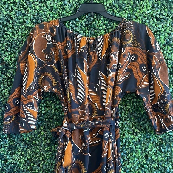 NWT MARA HOFFMAN Agnella Maxi Wrap Dress - Picture 13 of 15